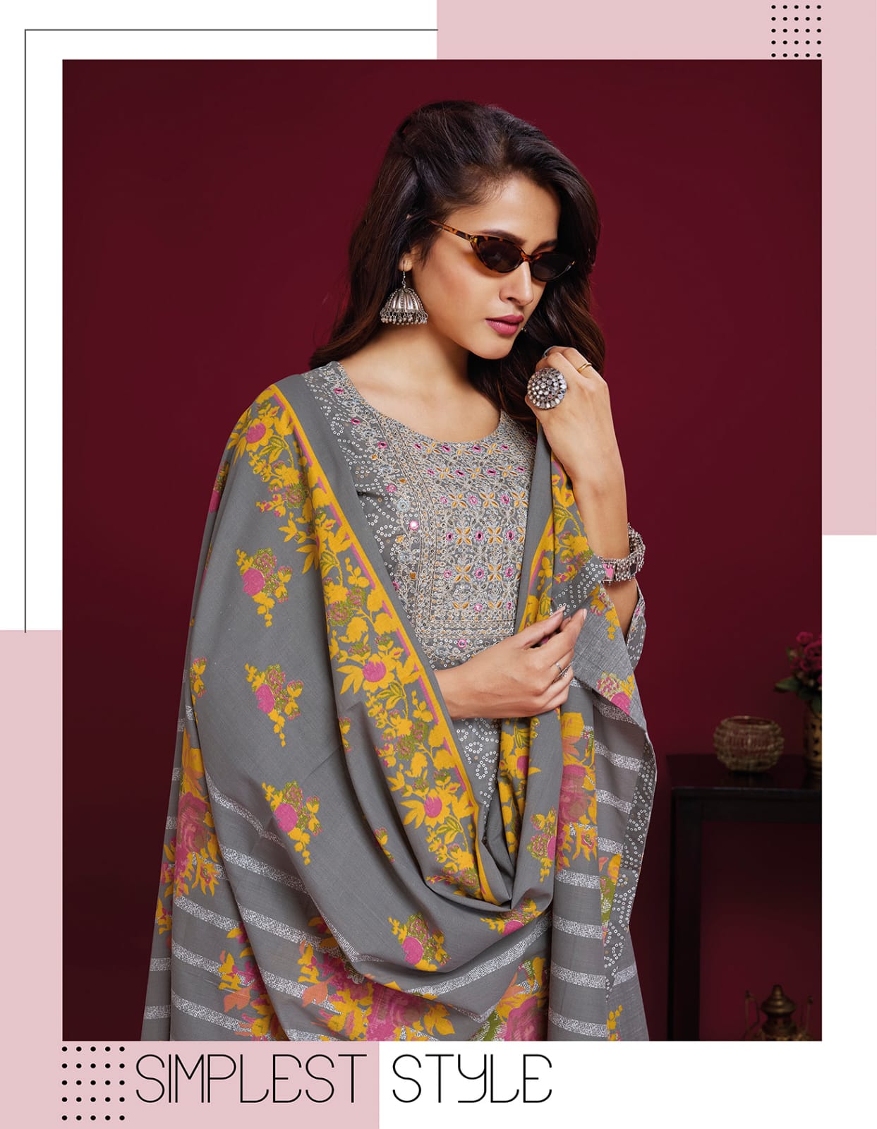 Heritage By We Designer Printed Cotton Kurti With Bottom Dupatta Wholesale Market In Surat